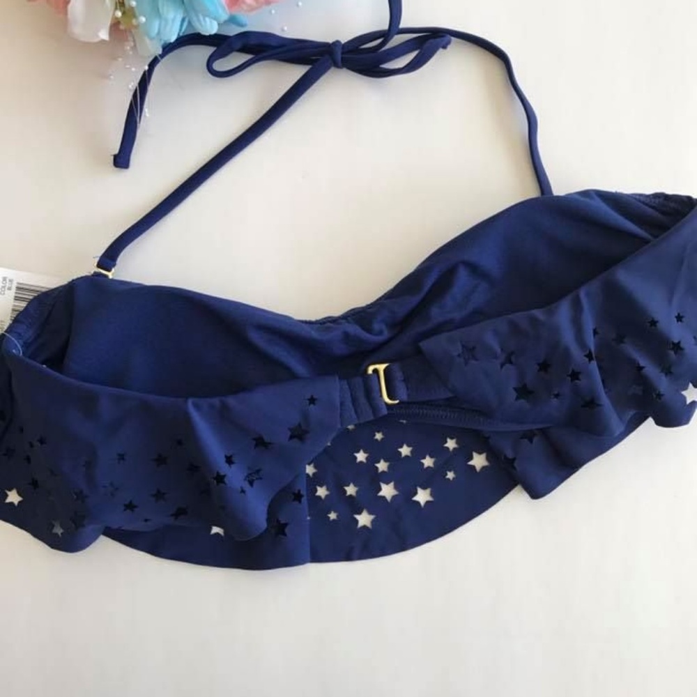 NWT California Waves star bikini crop top XL - Picture 4 of 5